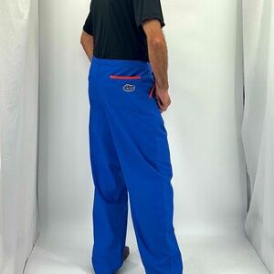 New Scrub Dudz UF Florida Gators Football Embroidered Drawstring Scrubs NWOT